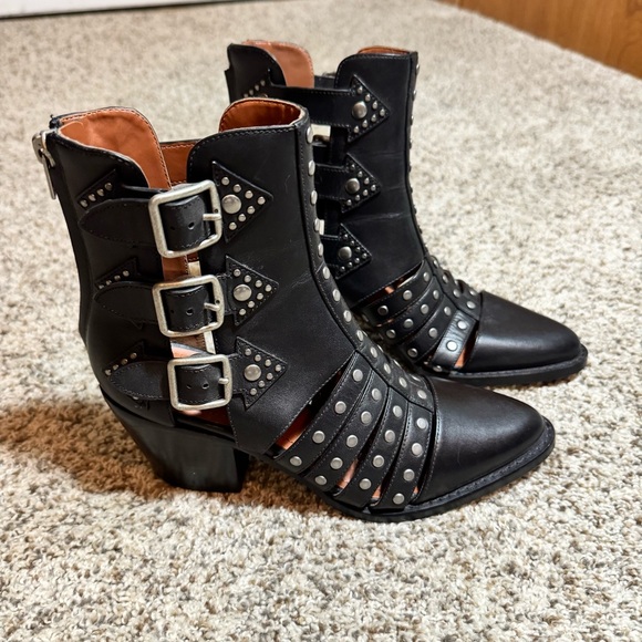 Coach Phoebe Studded Pointed-Toe Boots - 5 - Picture 2 of 9